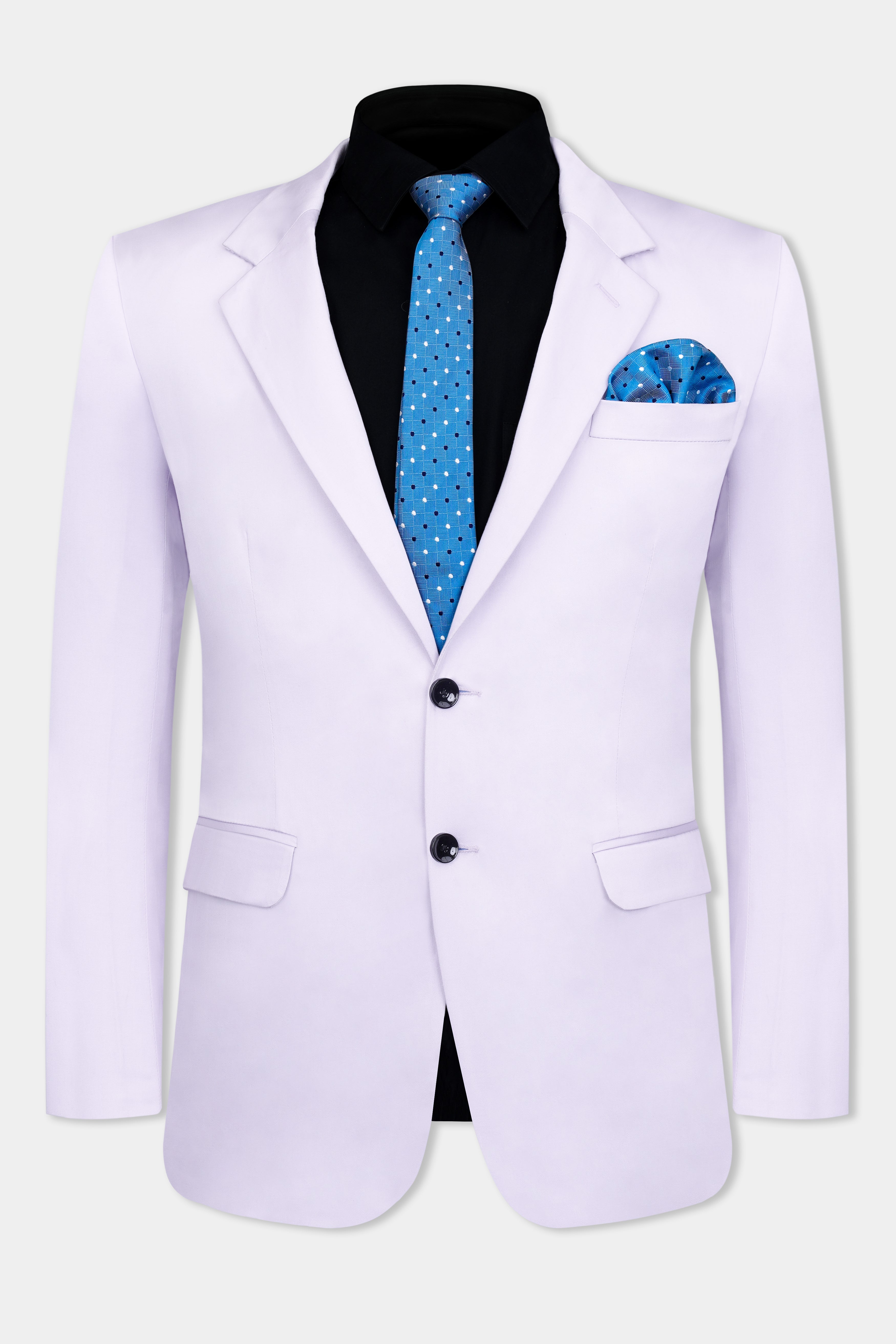 Archer Linen-Blend Slim Light Blue Suit Jacket – tmlewinuk